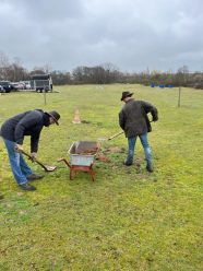Vereinsinterner Aufr&auml;umtag am Fahrplatz in Dormagen am 01.04.2023
